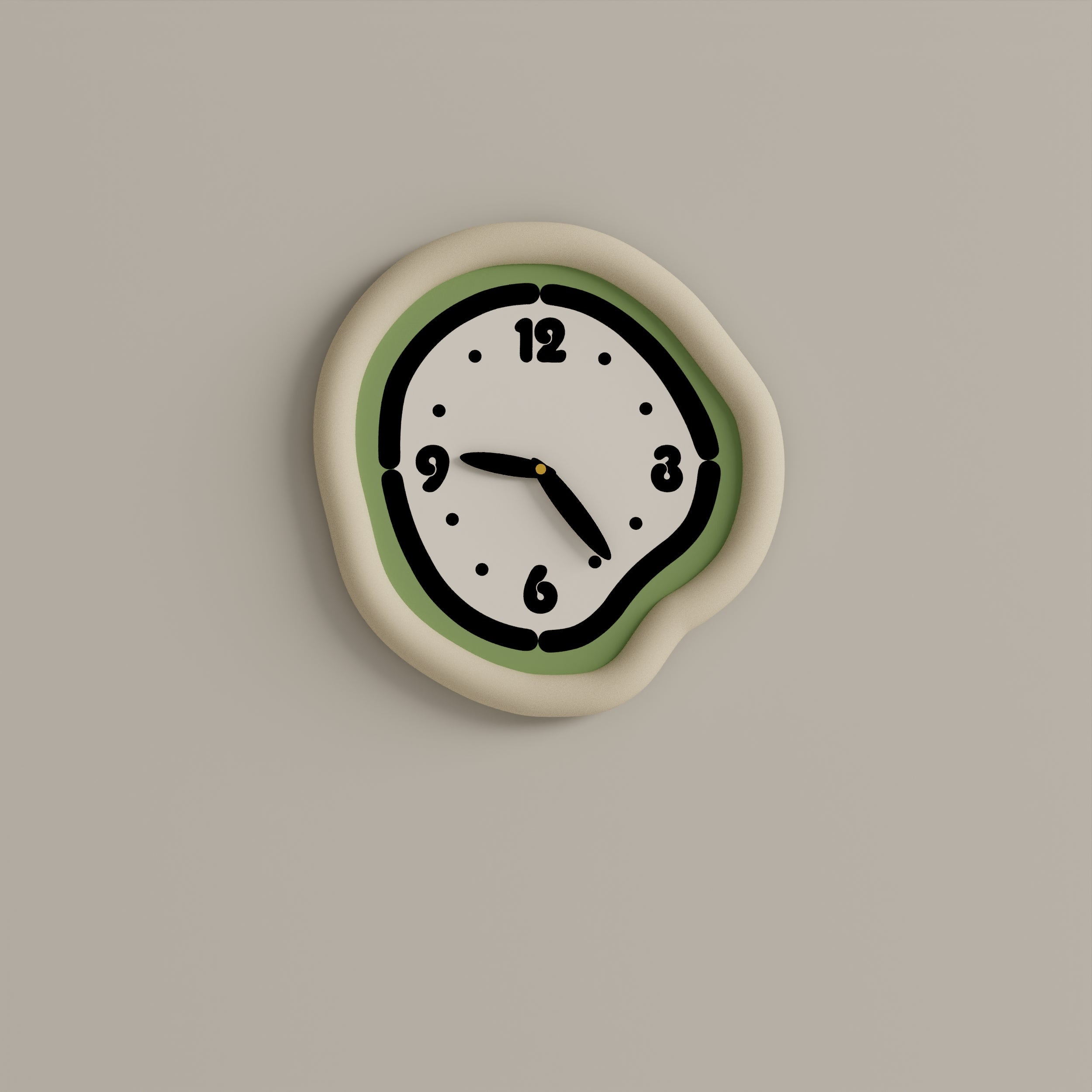 Cream Wall Clock